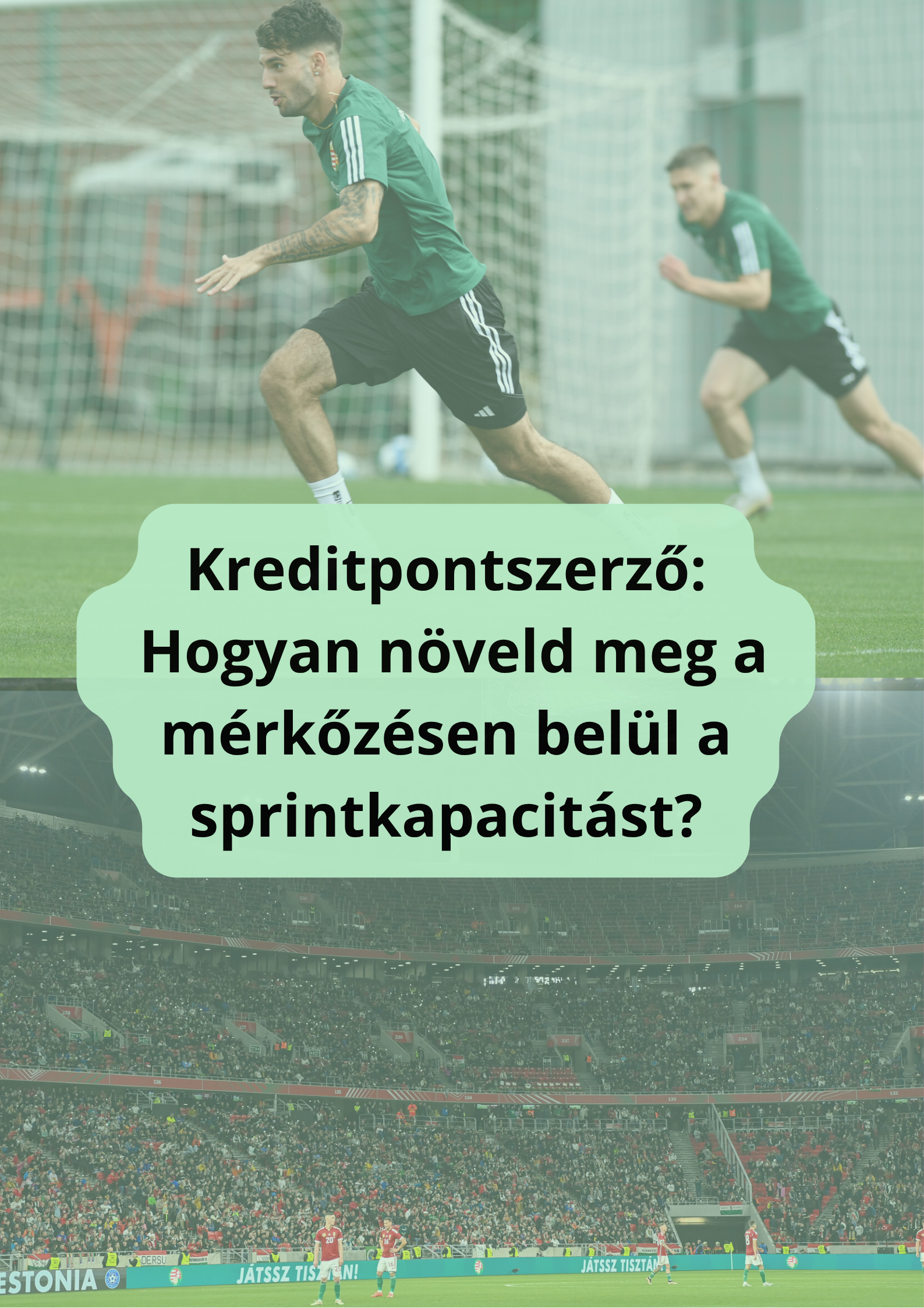 Kreditpontszerző továbbképzés: Hogyan növeld meg a mérkőzésen belül a sprintkapacitást?