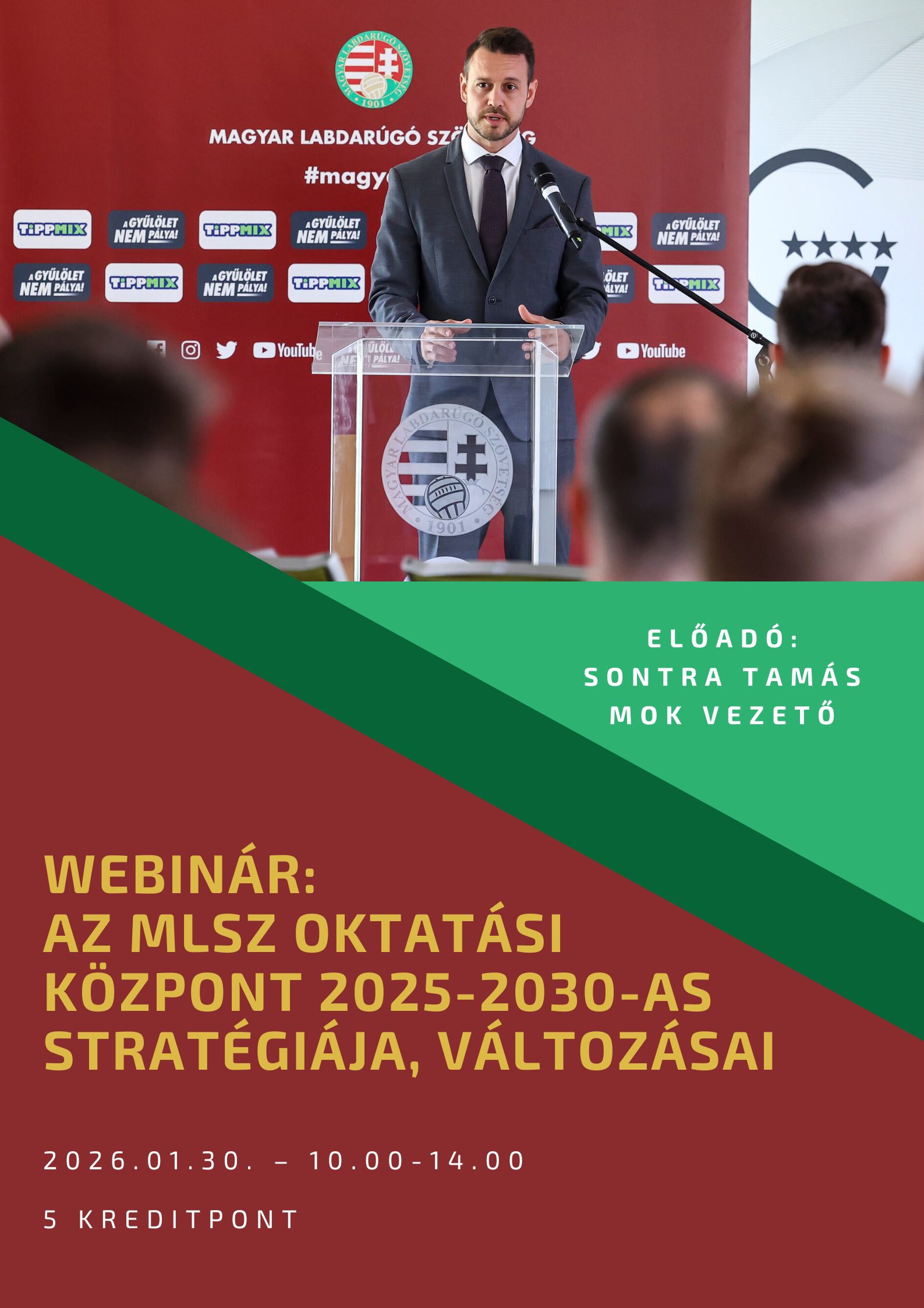 Webinár - Az MLSZ Oktatási Központ 2025-2030-as stratégiája, változásai